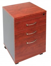 VMP2D1F Rapid Manager Mobile Pedestal On Castors. 2 Drawers : 1 File Drawer. Lockable